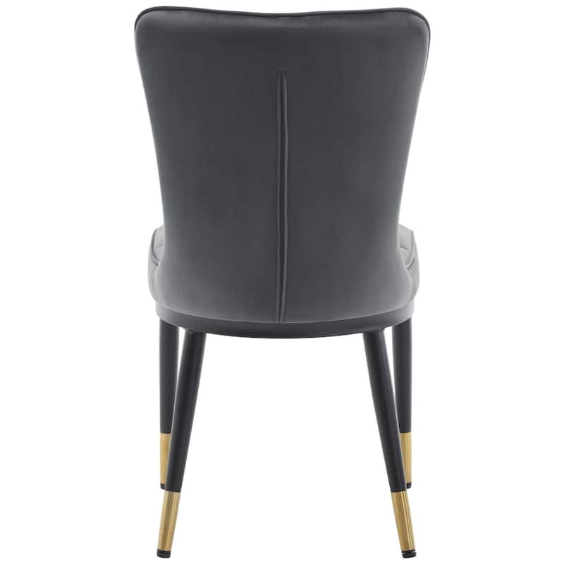 Modern Velvet Upholstered Dining Chairs, Set of 2/4 - 35.8"H x 18.9"W x 23.2"D