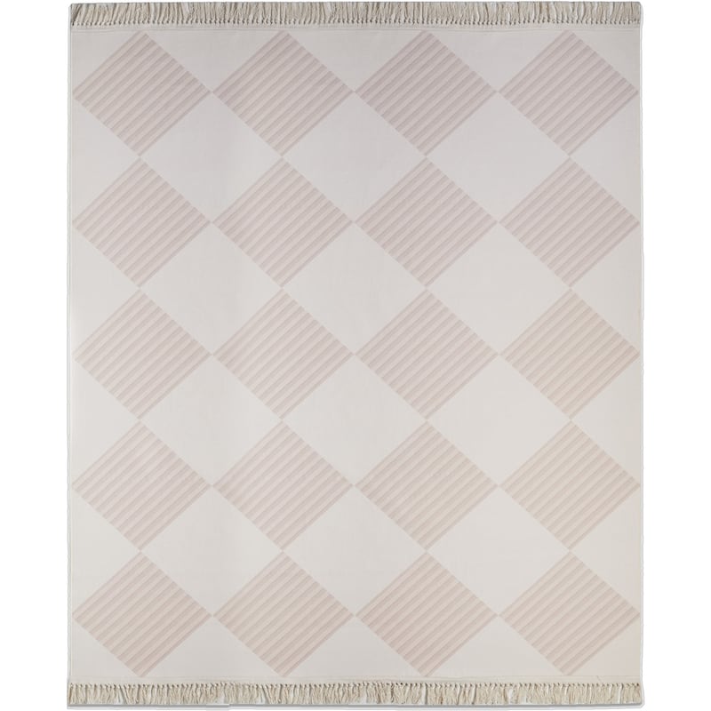 HomeRoots Geometric Modern, Contemporary Rectangle Area Rug