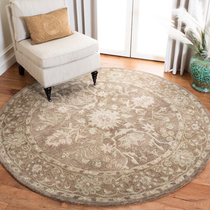 SAFAVIEH, Handmade Anatolia Patricie Traditional Oriental Hand-spun Wool Rug