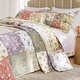 preview thumbnail 5 of 4, Greenland Home Fashions Blooming Prairie 100% Cotton Authentic Patchwork Bedspread Set