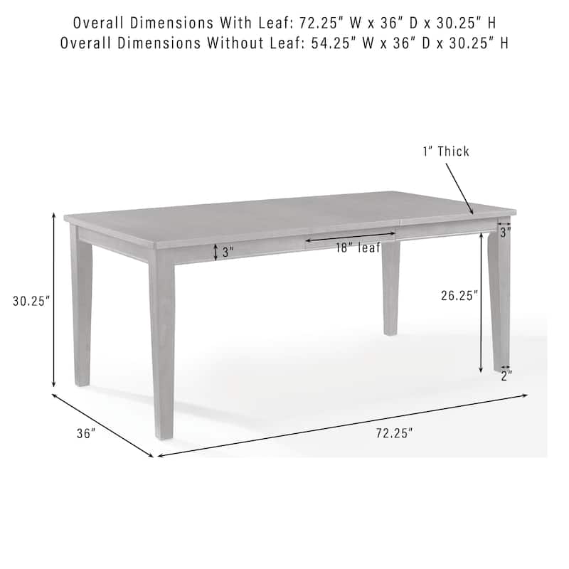 Crosley Alessia 9-Piece Dining Table Set For 8