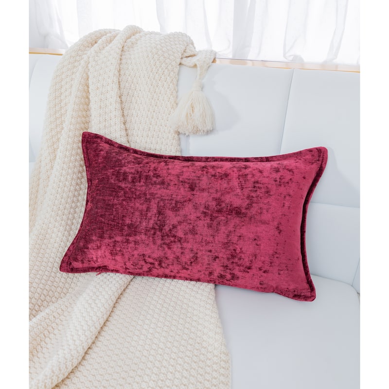 Gouchee Home Nicole Indoor Accent Cushion 12 x 20 - Red