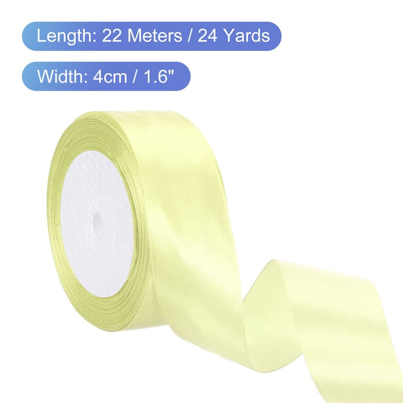 24 Yards Satin Ribbon Polyester for Gift Decoration