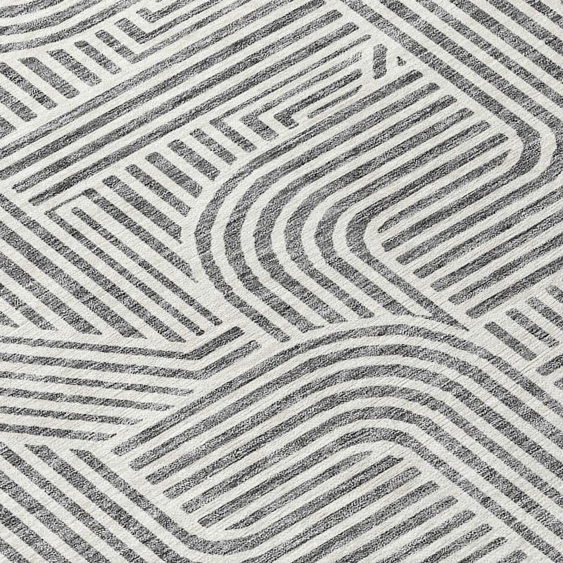 Machine Washable Indoor/ Outdoor Chantille Contemporary Geo Rug