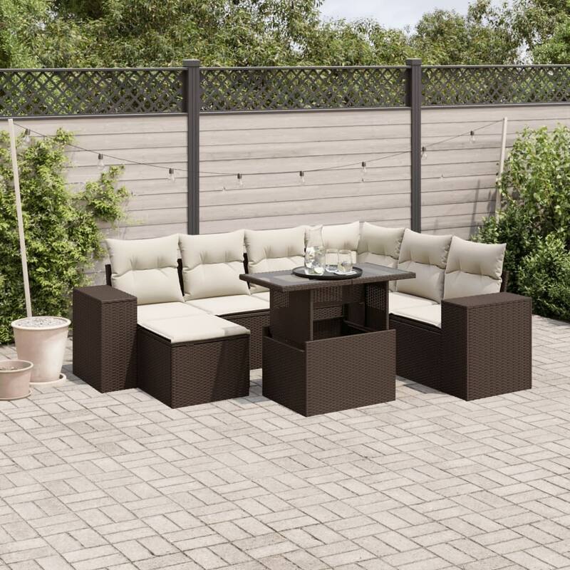 vidaXL Garden Sofa Set - 21.7 x 39.4 x 28.7