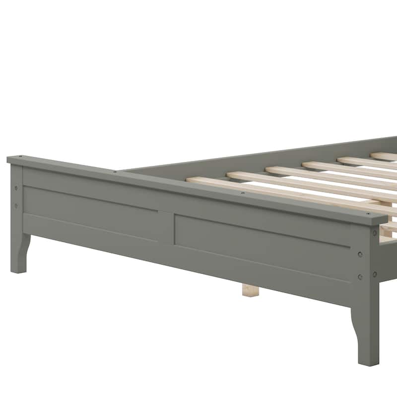 Modern Solid Wood Platform Bed