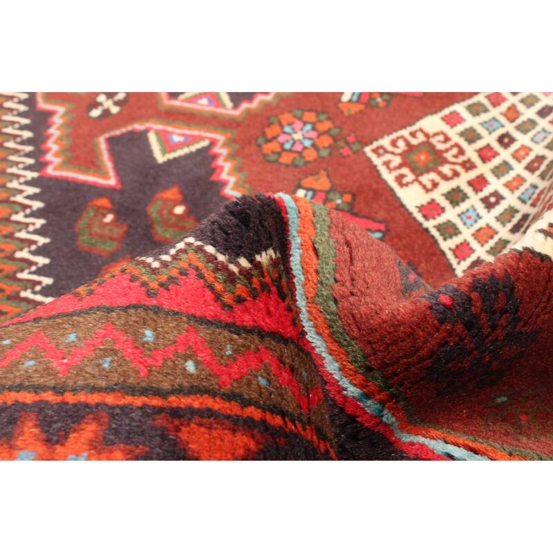 ECARPETGALLERY Hand-knotted Andelz Black Wool Rug - 4'3 x 6'6