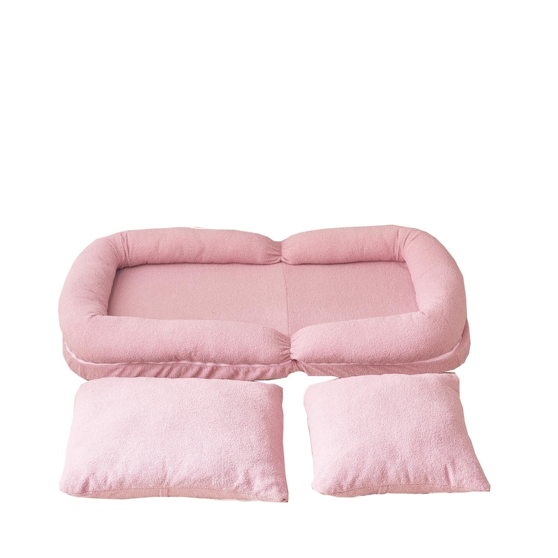18-Position Adjustable Folding Sofa Bed for Sitting and Sleeping