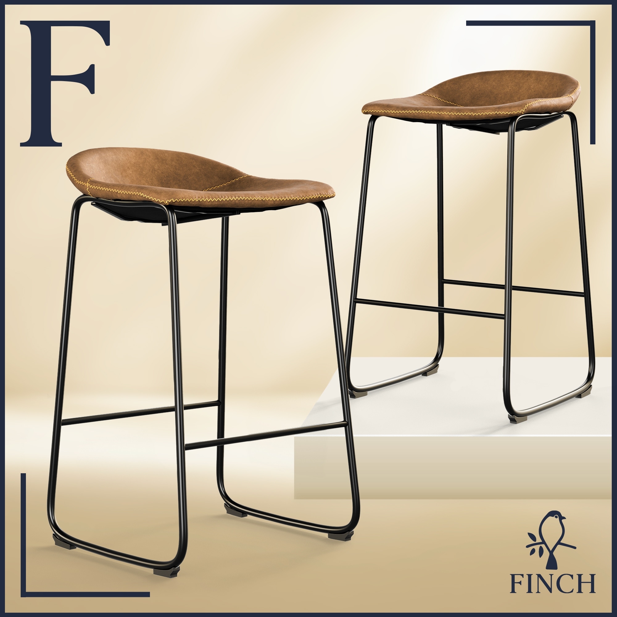 Metal bar hotsell stools no back