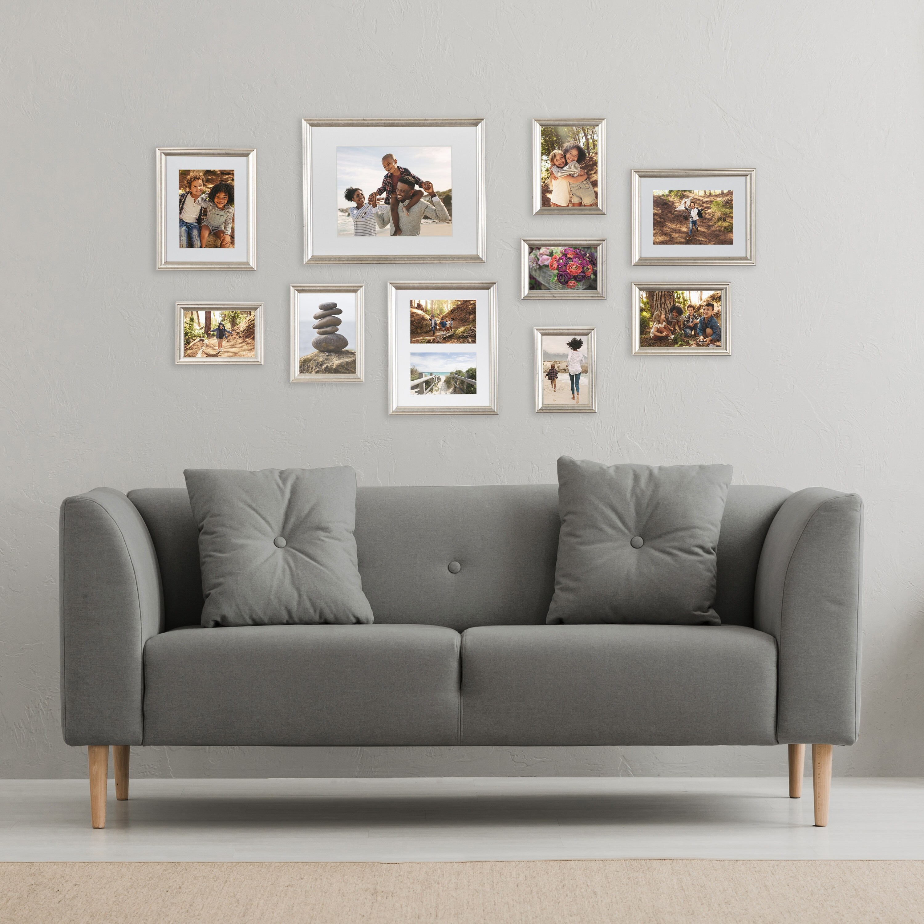 Details about   Carr Frame B & B Photo Picture Satin finish Silver Tone Flowers Hopes & Dreams 