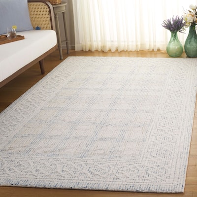 SAFAVIEH Handmade Ebony Vellamo Contemporary Wool Rug