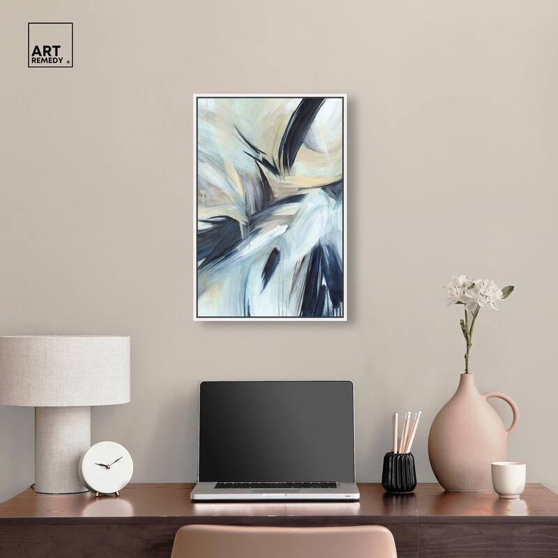 Layered Shadows Canvas by Art Remedy