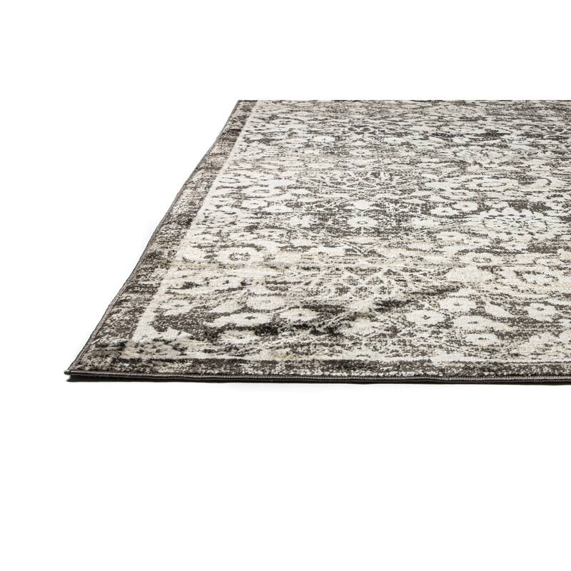 Bashian Bryce Charcoal Transitional Area Rug