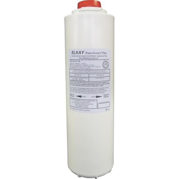 Shop Elkay 51300c Replacement Filter Cartridge For Watersentry Plus Filtration System In Ezh20 Bottle Fillers Overstock 16322356
