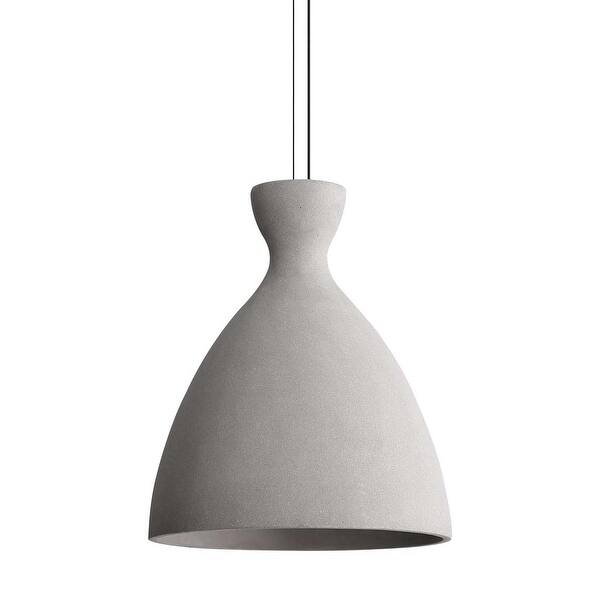 slide 2 of 11, Golden Lighting 2173-14 Aethera 14" Wide Pendant Grey Cement