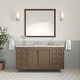 preview thumbnail 28 of 51, James Martin Vanities Chicago 60" Single Vanity, Whitewashed Walnut