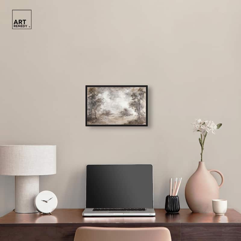 Veiled in Fog Canvas by Art Remedy