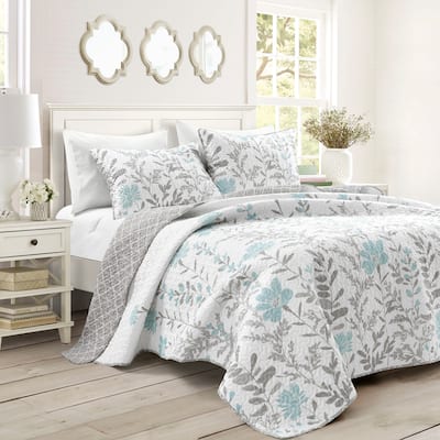 Lush Decor Copper Grove Patos Reversible 3-piece Quilt Set