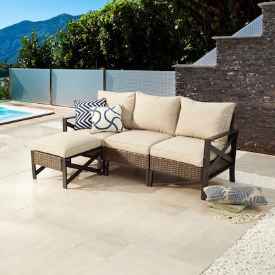 X-Arm 4-Piece Outdoor Sectional Set