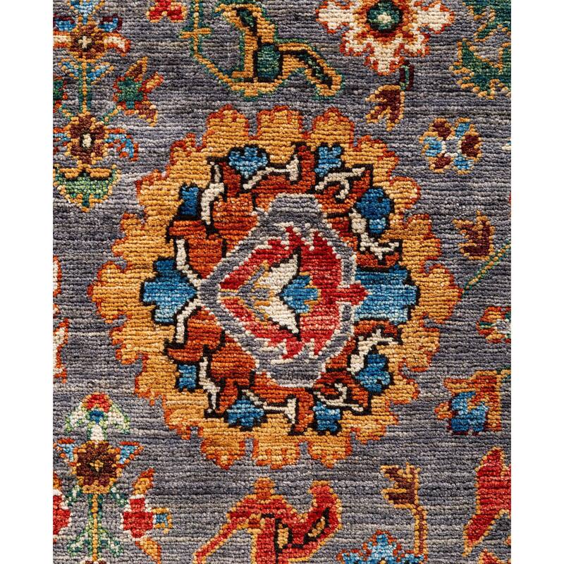Serapi One-of-a-Kind Hand-Knotted Area Rug - Gray - 8' 1" x 10' 3"