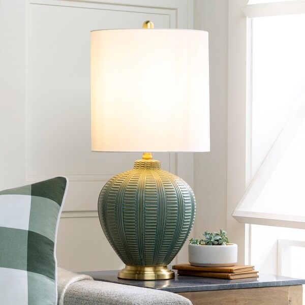 Livabliss Ryanne Transitional Ceramic Table Lamp 26 H x 12 W x 12 D On Sale Bed Bath Beyond 35023471