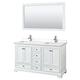 Option White / White Quartz Top / Polished Chrome
