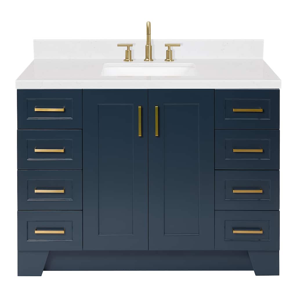 Ariel Q048SCQRVO Taylor 48" Free Standing Single Basin Vanity Set with