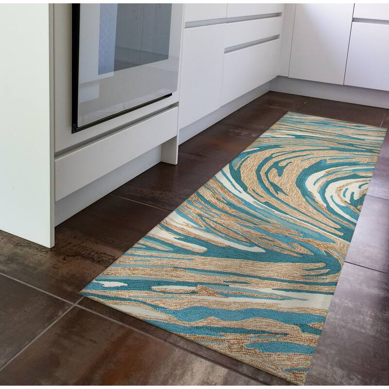 Liora Manne Capri Big Wave Indoor/Outdoor Area Rug