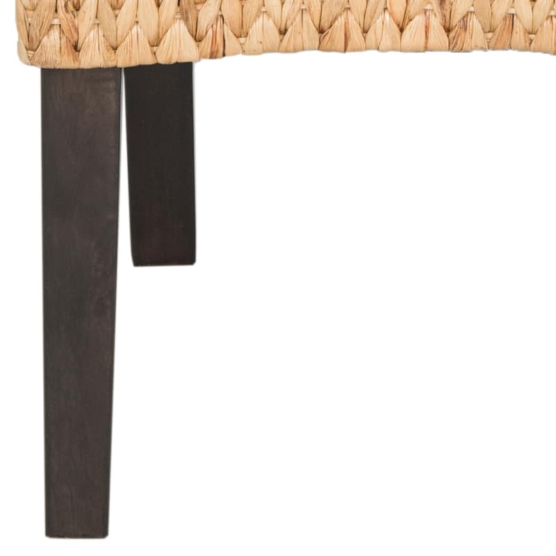 SAFAVIEH Clemensa Natural Dining Chair (Set of 2) - 18.1" x 22.8" x 39" - 18Wx23Dx39H