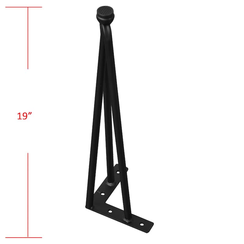 4 Piece Hairpin Metal Table Legs Furniture Legs