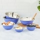 preview thumbnail 8 of 19, JoyJolt Stainless Steel Food Kitchen Mixing Bowl - Set of 6 - .5QT .75QT 1.5 QT 3QT 4QT 5QT