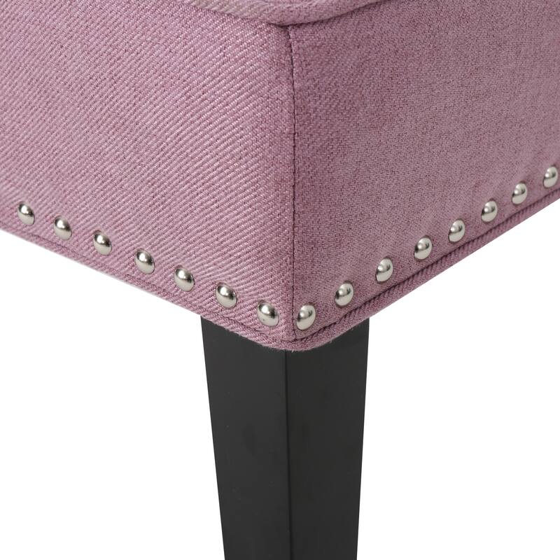 Lavender PUrple 28" Accent Chair with Waffle Stitching