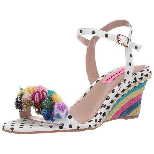 betsey johnson koko wedge sandals