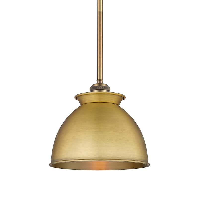Innovations Lighting 516-1S-10-9 Adirondack Pendant Adirondack 9" Wide - Brushed Brass