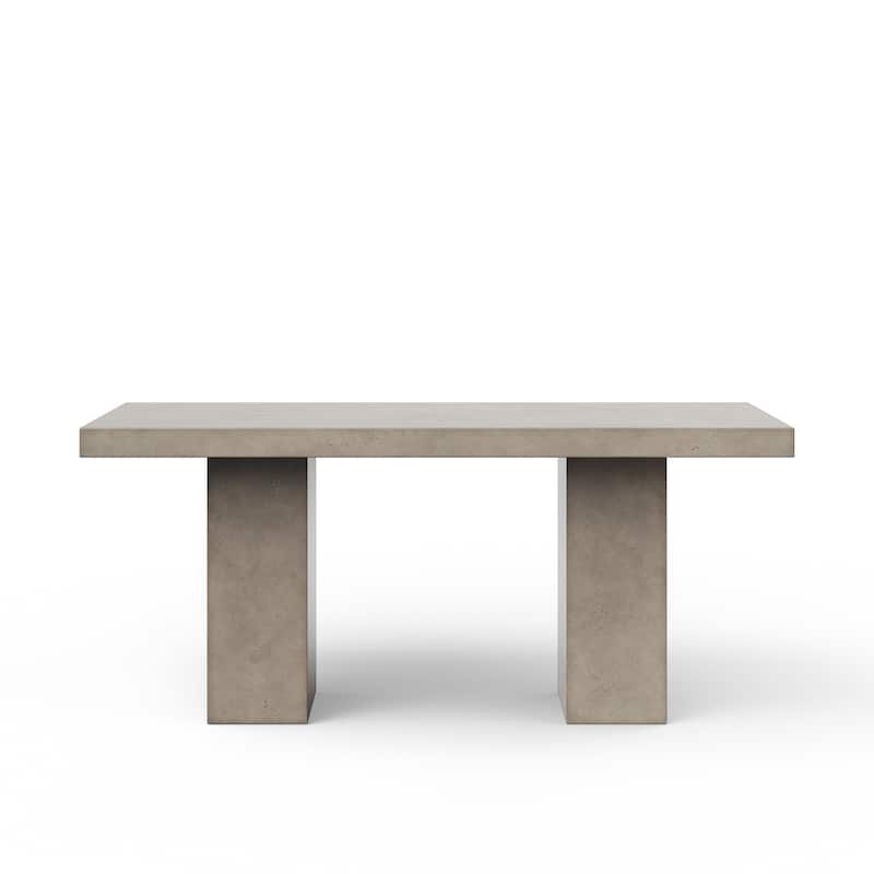 Urbia Elcor Concrete - Dining, Bar, and Counter Table - Bar Height - 95" - Dark Grey