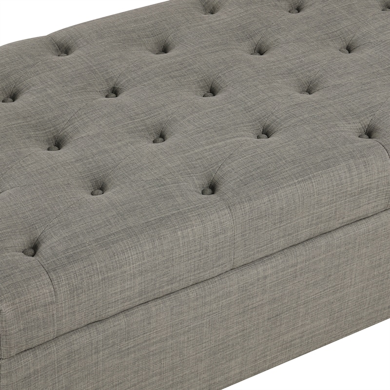 Tufted Sleeper Couch Settee, Ottoman with Folding Sofa Bed, Convertible Ottoman Sleeper with Memory Mattress