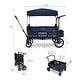 preview thumbnail 10 of 8, X4 Push & Pull Quad Stroller Wagon-Stealth Black