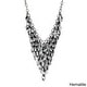 preview thumbnail 9 of 28, Alexa Starr Colored Lucite Bib Necklace Hematite