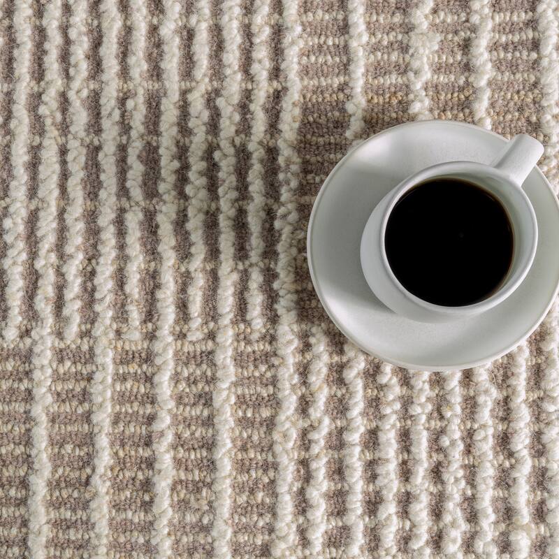 Frenshe Interiors Montceito Tiled Wool Area Rug