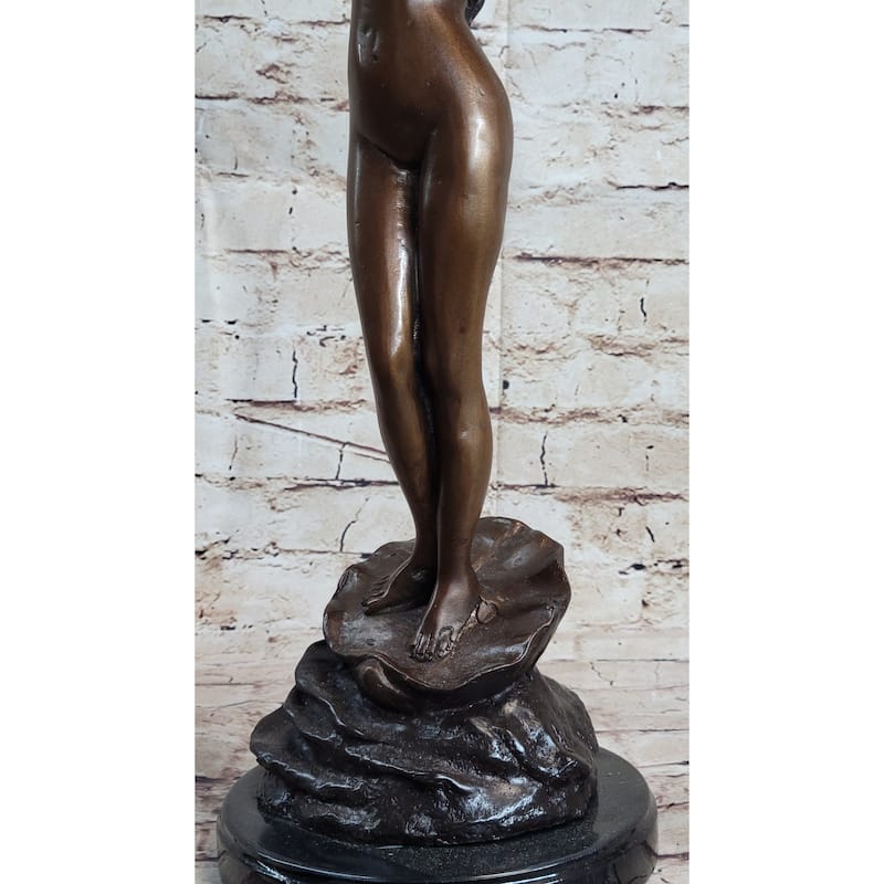 Limited Edition Aphrodite Rising From The Sea Greek Roman Goddess Bronze Statue
