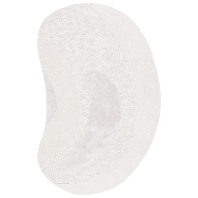 SAFAVIEH Handmade Novelty Giana Modern Wool Rug - 5' x 8' - Ivory/Beige