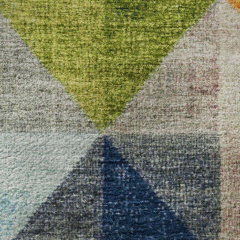 Premium Washable Super Soft Contemporary Mosaic Mayfield Rug