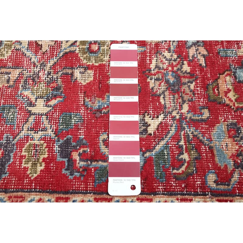 ECARPETGALLERY Hand-knotted Antalya Vintage Red Wool Rug - 5'10 x 8'8