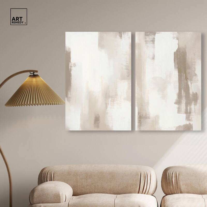 Winter Mist II Canvas Set of 2 by Art Remedy, Gallery Wrapped