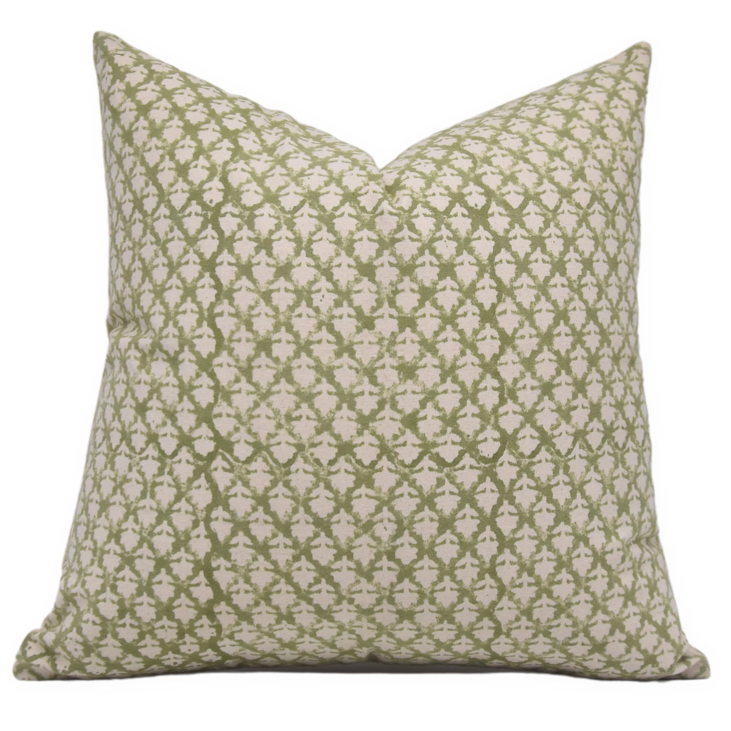 Fabdivine Hand Block Floral Cotton Farmhouse Home Accent Cushion Cover, Black Forest
