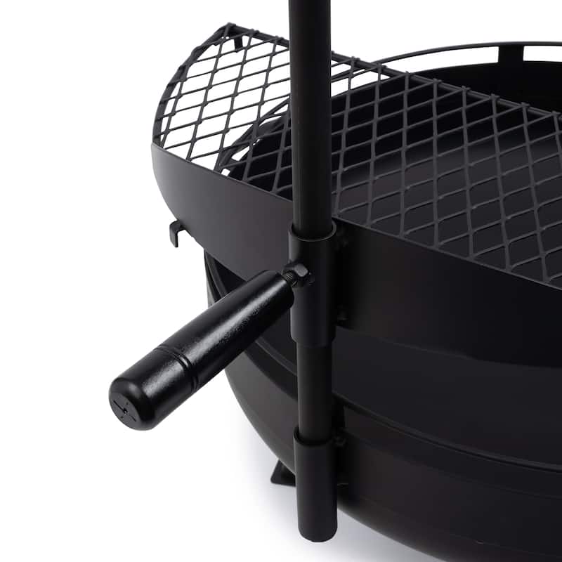Barebones Cowboy Fire Pit Grill