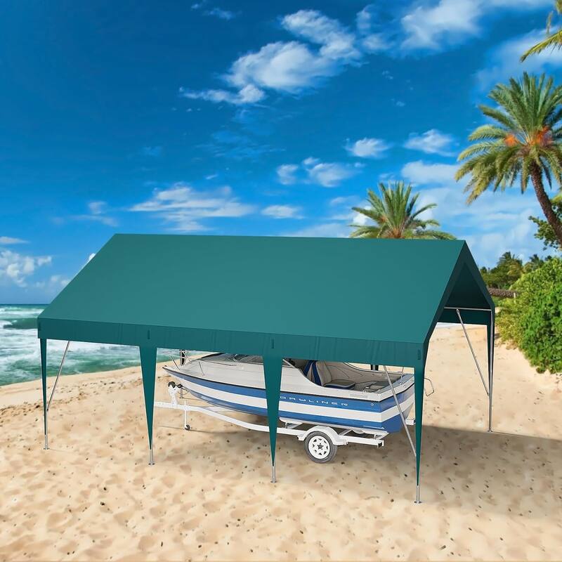 Heavy Duty Car Canopy, Outdoor Waterproof, Portable Garage UV Resistant