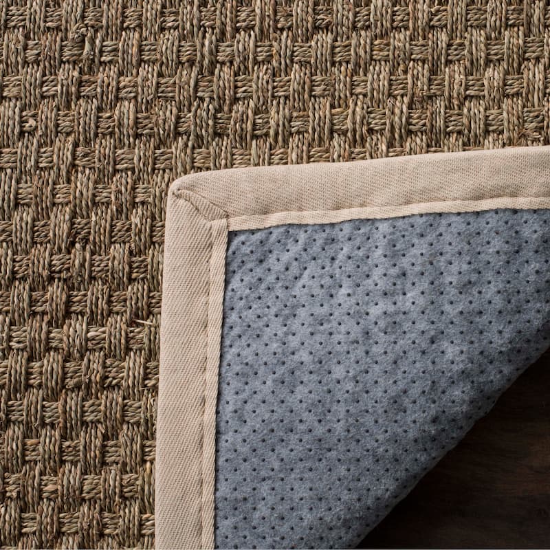 SAFAVIEH Natural Fiber Zymryd Basketweave Seagrass Rug