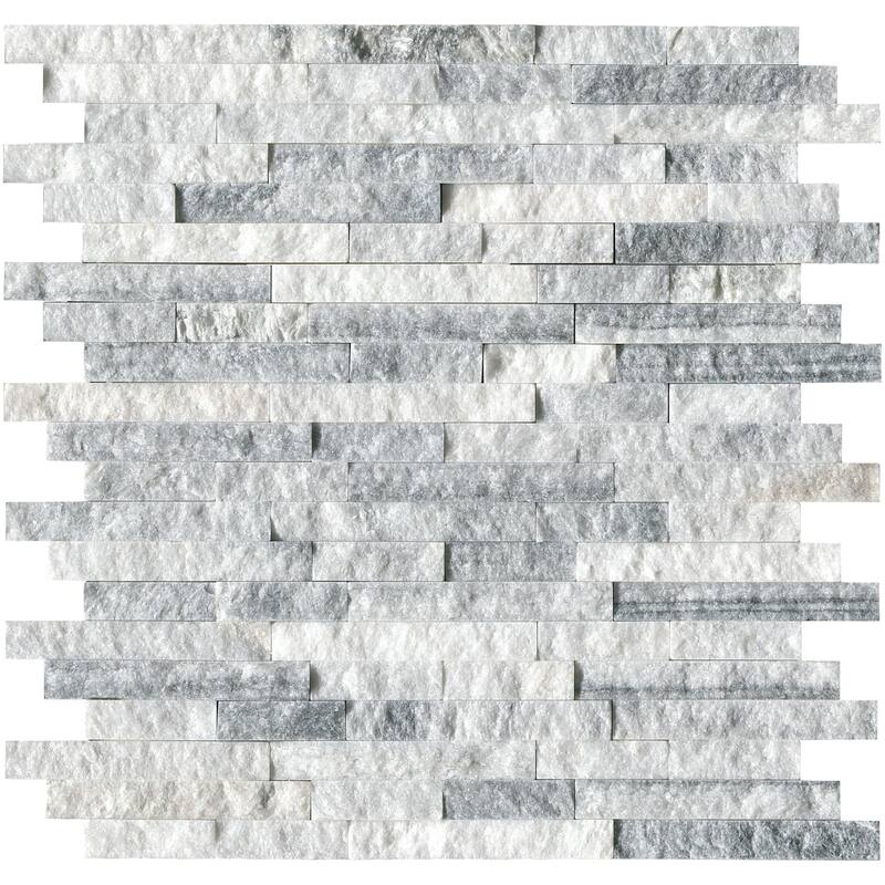 Ackland AKM-S-12X12ILF-CA 12" x 12" Marble Rectangle Mosaic Tile - - Hana Alloy