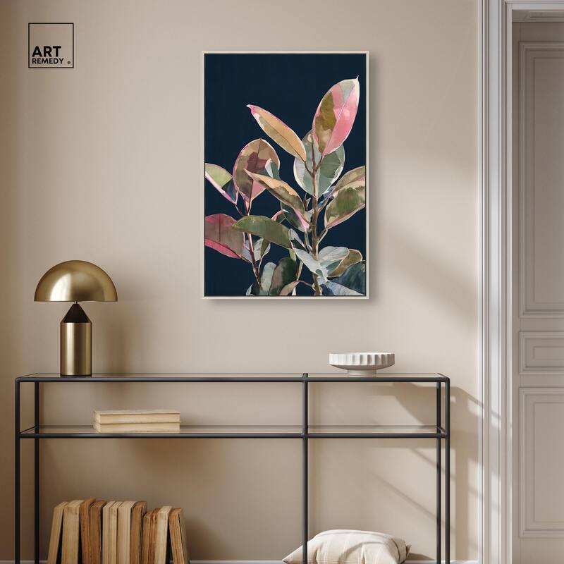 Fuchsia Frond II Canvas by Art Remedy